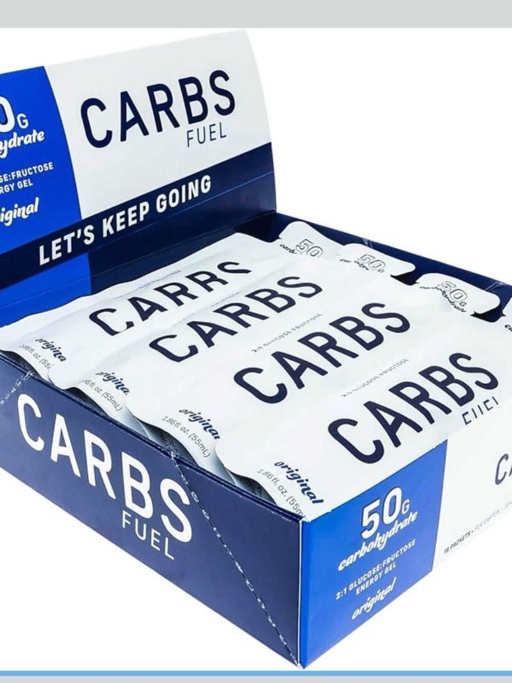 Original 50g Energy Gel - 50g Carbs Per Gel